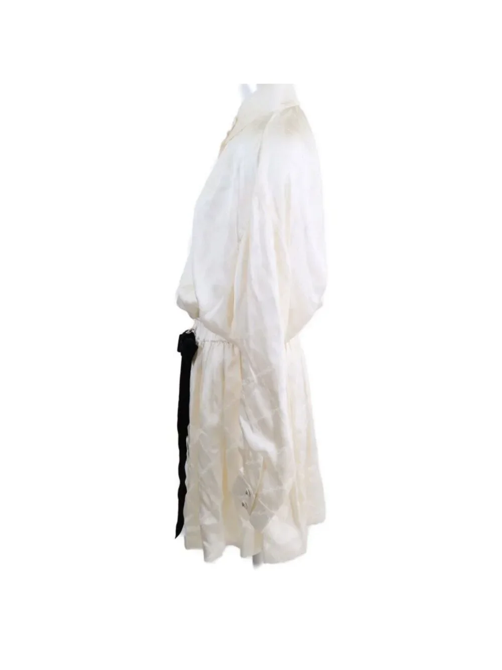 Chanel 23 Cruises Lion Button Waist Silk 100% 36 Dress